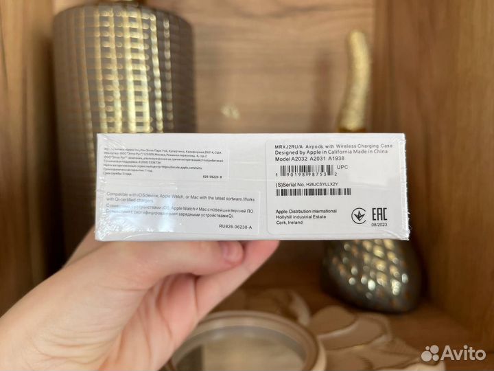 Беспроводные наушники apple airpods 2
