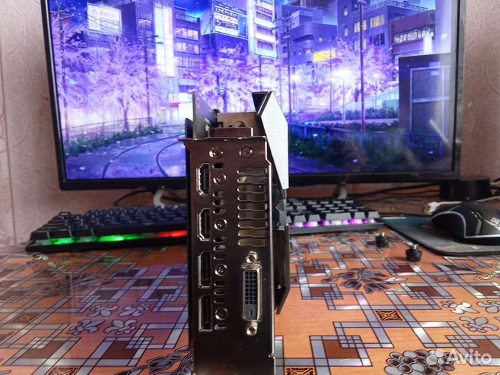 Видеокарта rx580 8gb asus