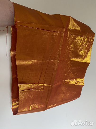 Ткань отрезы парча и капрон сетка