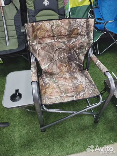 Стул туристический складной со столиком до 150кг