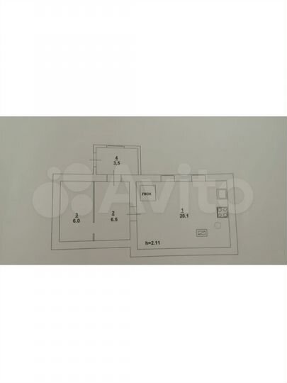 Дом 81,7 м² на участке 3,1 сот.