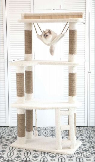 Домик для кошки с когтеточкой