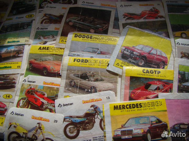 Вкладыши bombibom от жвачки