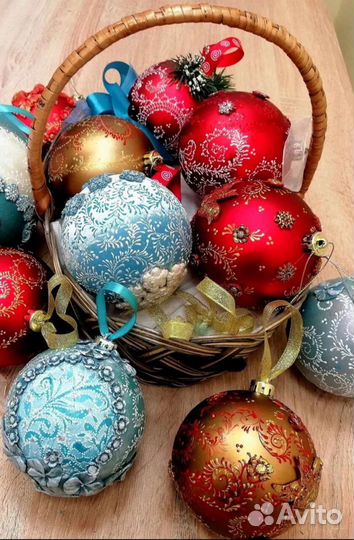 Новогодние ёлочные игрушки