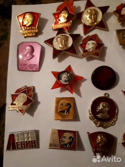 Значок раритет Ленин СССР