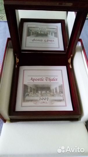 Либерия 12 Апостолов. Серебро 999 пробы