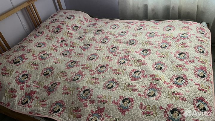 2 двухсторонних покрывала для девочки