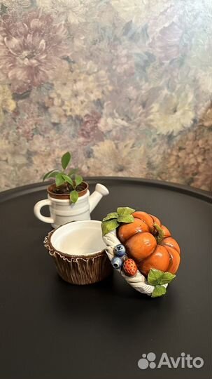 Банка декоративная Пирожное Тыква