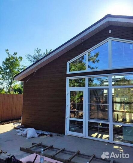 Фасадные работы Сайдинг Фасад монтаж