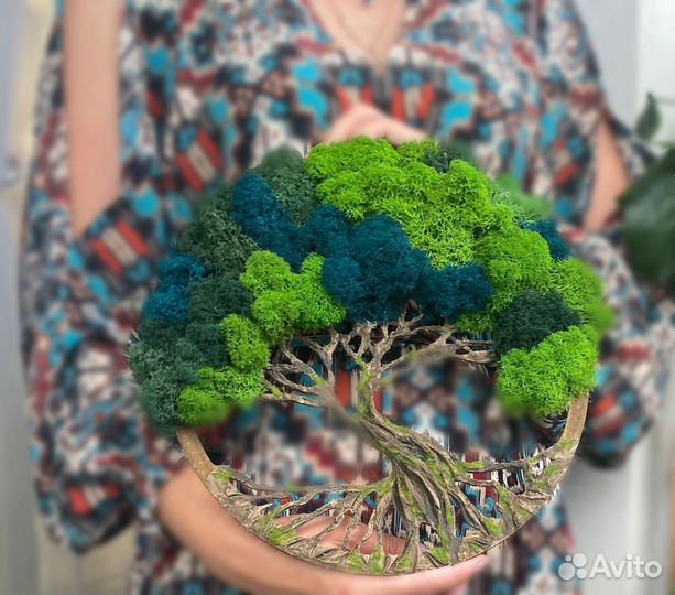 Картина из мха