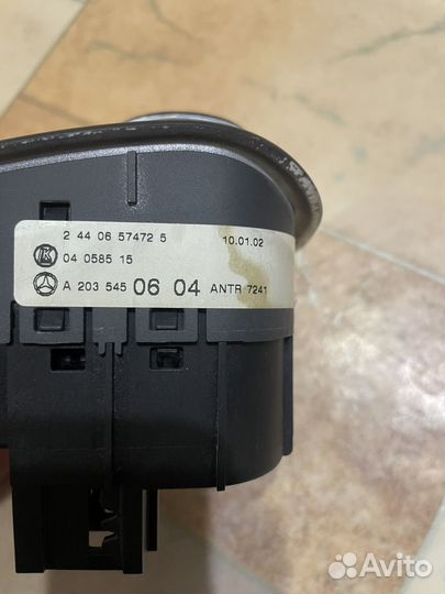 Блок переключения света W 203