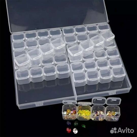 Коробка-органайзер для бисера/для таблеток