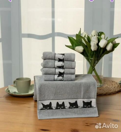 Набор махровых полотенец