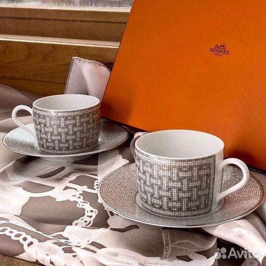 Набор Чайная пара костяной фарфор