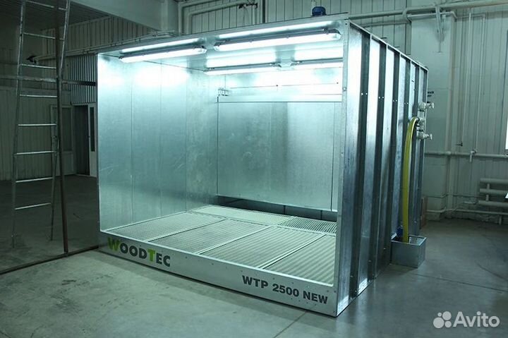 Окрасочная камера WoodTec с активным водяным полом