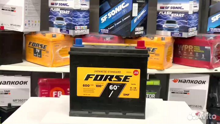 Аккумуляторы forse Asia 60 VL D23