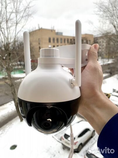 Уличная поворотная Wi-Fi видеокамера шар