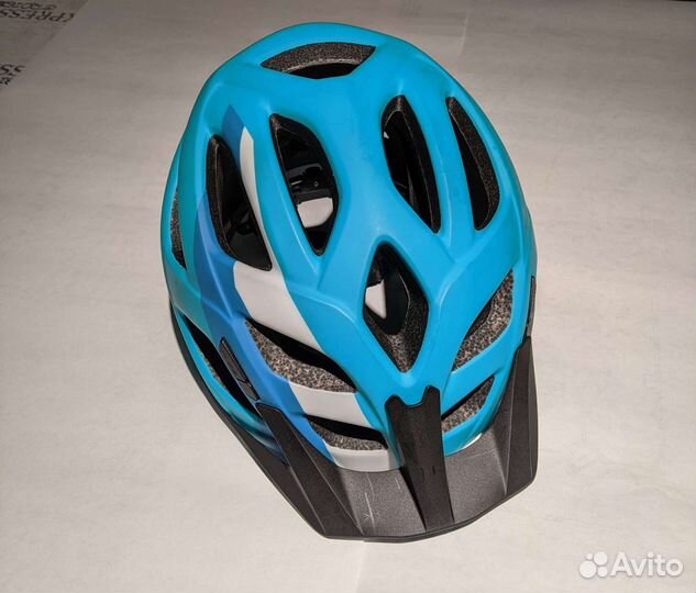 Шлем Cube Helmet Pro, голубо-бело-чёрный