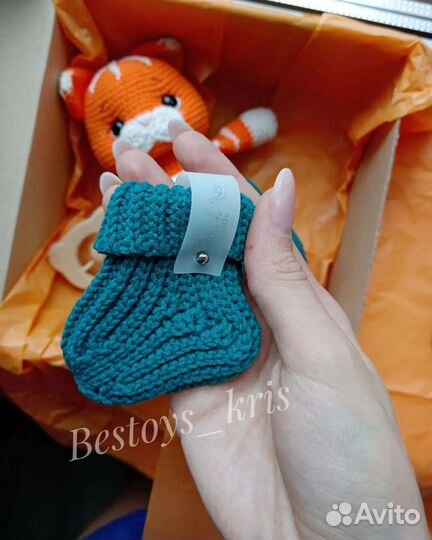 Носки вязаные. Ручная работа