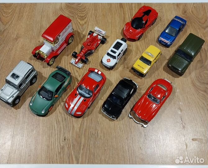 Машинки металлические маштабные модели автомобилей