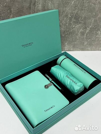 Tiffany & Co Зонты, Блокнот, термос,флешкарта