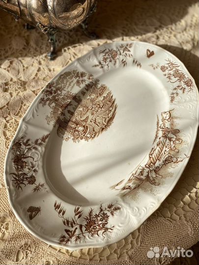 Блюдо фарфор Россия Гарднер