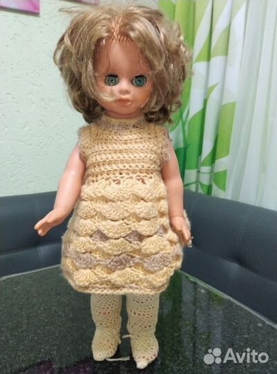 Кукла ГДР 48 см винтаж