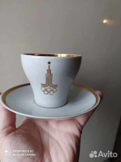 Кофейная чашка и блюдце