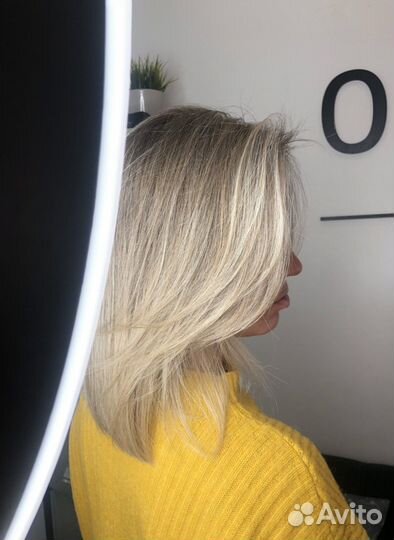 Наращивание и окрашивание волос