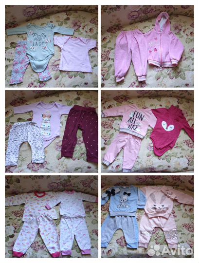 Одежда для девочки hm 68 74