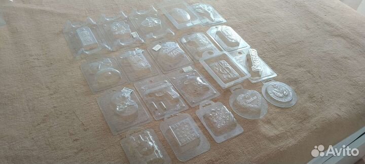 Пластиковые формы для шоколада, мыла и т.д. 100 шт