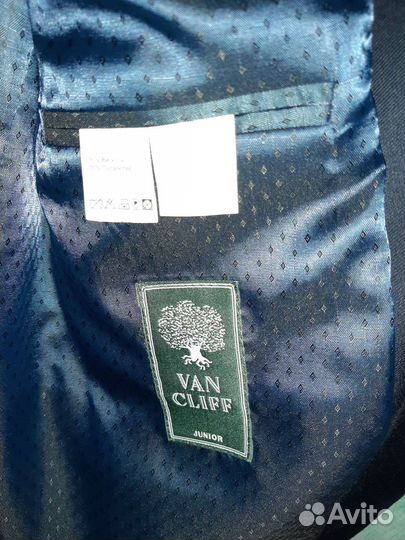 Пиджак Van cliff школьный для мальчика 34/146