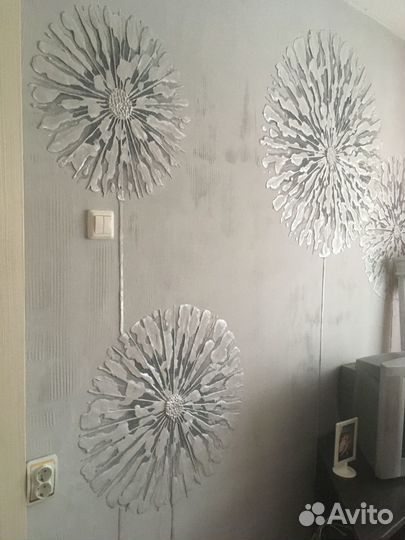 Барельеф на стене, роспись стен, заказ картин