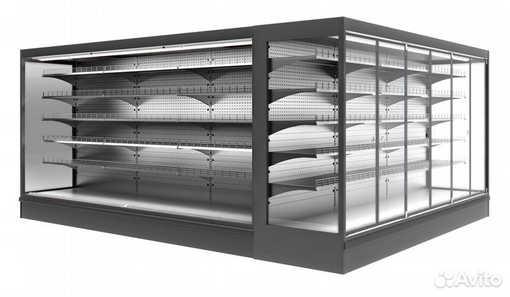 Пристенные охлаждаемые стеллажи