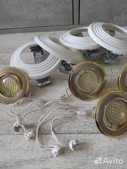 Светильники потолочные спот точечные натяжной гипс