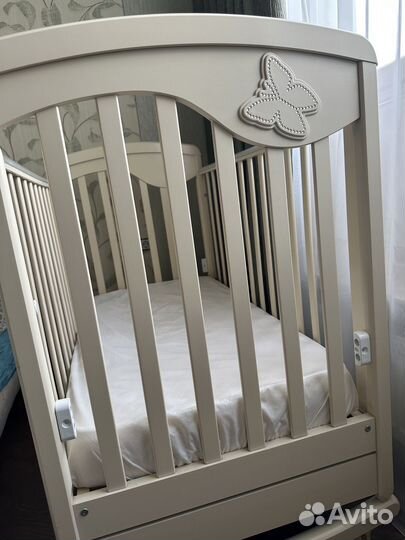 Кроватка-качалка Гандылян Джулия Бабочка