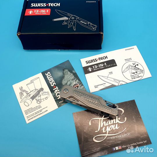 Мультитул swiss+tech 13в1