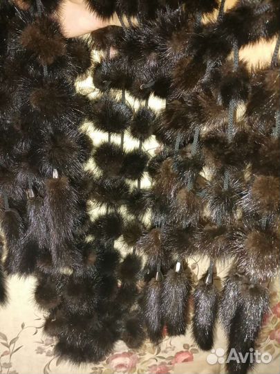 Норковый шарф (палантин)