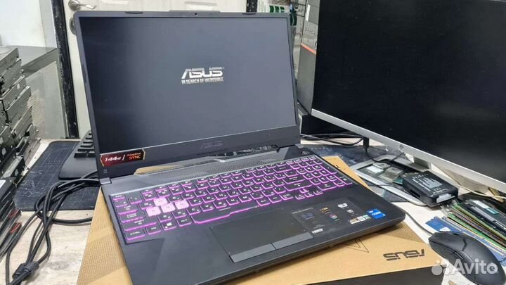 Новый asus TUF i5-11400H RTX3050 коробка, чек
