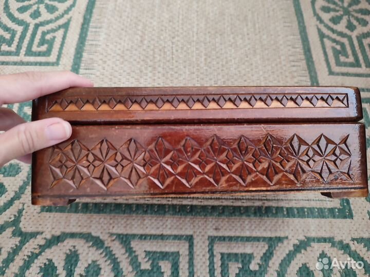 Шкатулка деревянная СССР