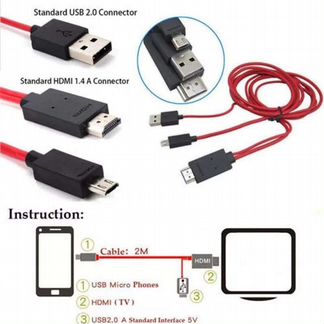 Hdmi на Micro usb на телефон