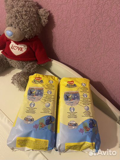 Подгузники для плавания huggies 5-6 размер