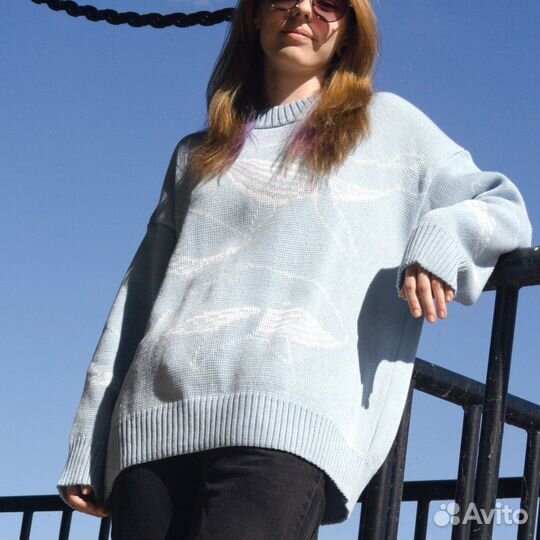 Свитер с принтом на заказ