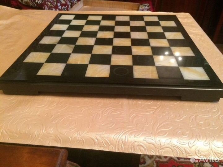 Каменная Шахматная доска,ручной работы