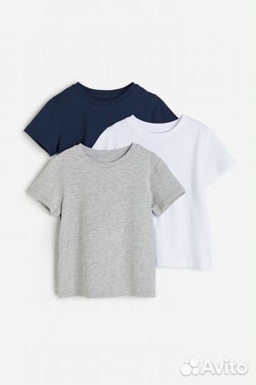 Футболки базовые мальчик h&m 110 122