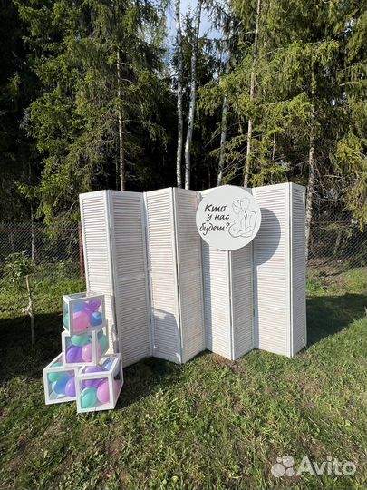 Фотозона для гендер пати