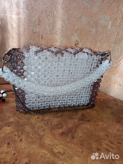 Сумочка из бусин в стиле Chanel