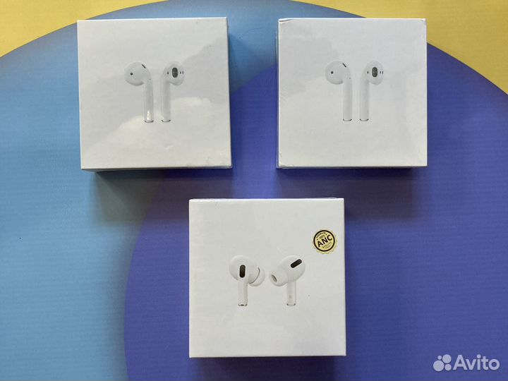 Беспроводные наушники Airpods 2 и PRO