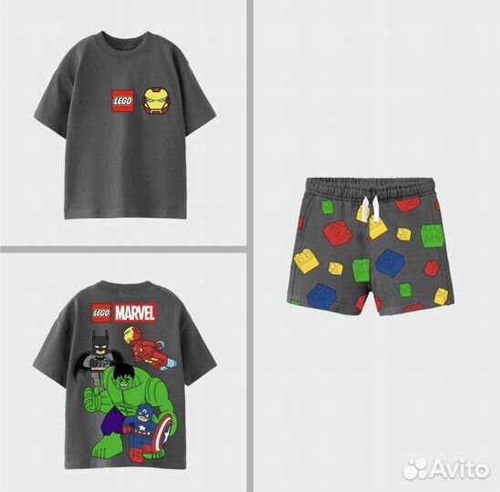 Костюм Zara Lego Marvel р.98,128