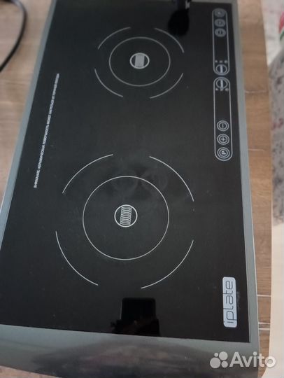 Индукционная плита 2 конфорки настольная